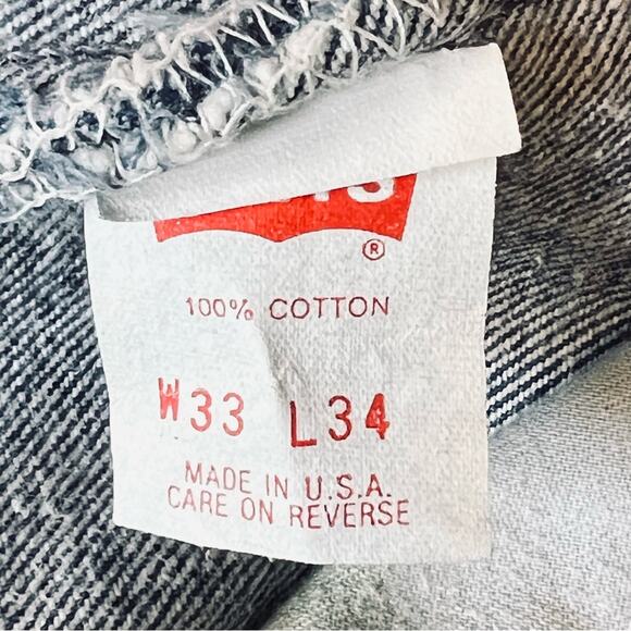 Levi’s 501 Women’s Sz 29 Vintage High Rise Jeans Straight Leg 90s USA Made - Picture 13 of 14